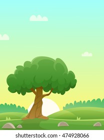 Paisaje rural de verano