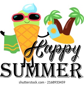 Summer crafts cutting files,Happy Summer Day, The design comes filled with many different themes
