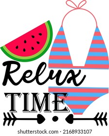 Summer crafts cutting files,Relux time, The design comes filled with many different themes