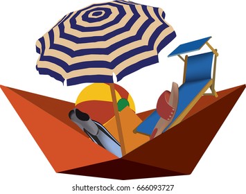 Summer cruise ship cruise ship