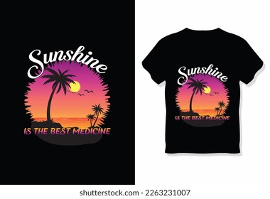 Summer custom T-shirt Design vector