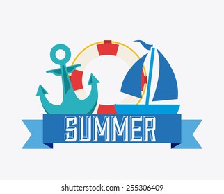 summer day design, vector illustration eps10 graphic 