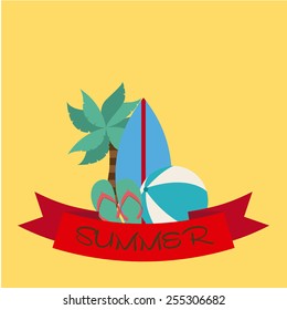 summer day design, vector illustration eps10 graphic 