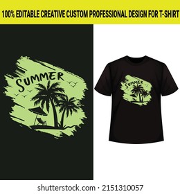 Summer day graphic design, summer day, summer day t shirt design.