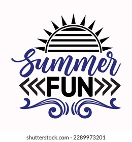 Summer day SVG Design  vector