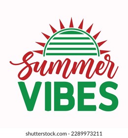 Summer day SVG Design  vector