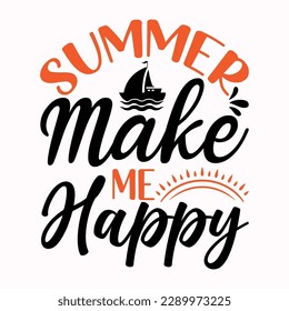 Summer day SVG Design  vector