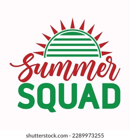 Summer day SVG Design  vector