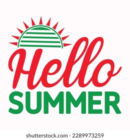 SVG-Design-Vektorgrafik Sommertag