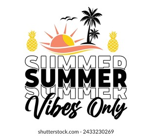 Summer Day Svg,Summer Retro, Calligraphy T-shirt Design,Sunshine Svg,CutFile,Instant Download,Eps File,