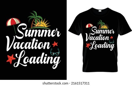 Summer Day T shirt Design - Beach Life, Summer Vacation t shirt Design