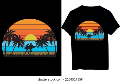 Summer Day T Shirt Design 