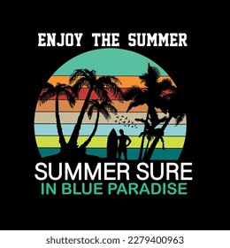 SUMMER DAY T SHIRT  DESIGN 