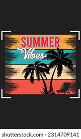 Summer day t shirt design