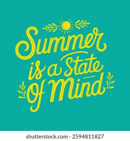 Summer day vector banner design