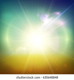 Summer day vector illustration