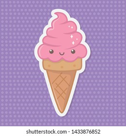 Summer and delicious ice cream design
