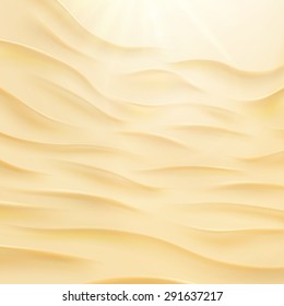 Summer Desert, Beach, Sand background template. EPS 10 vector file included