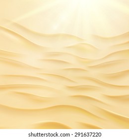 Summer Desert, Beach, Sand background template. EPS 10 vector file included