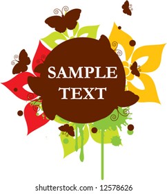 Summer design element. Vector illustration