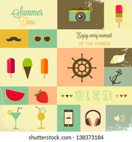 Summer design elements