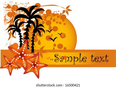Summer design elements. To see more design elements, please VISIT MY GALLERY