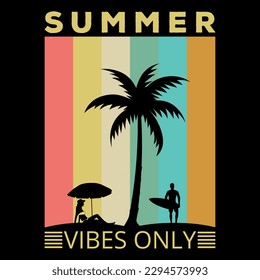 Summer design and summer elements. there is all design in vector file. there are have palm tree, surfer, boat, summer chair, sun, sunrise, sunset, waves, water waves, 