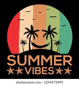 Summer design and summer elements. there is all design in vector file. there are have palm tree, surfer, boat, summer chair, sun, sunrise, sunset, waves, water waves, 