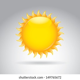 summer design over gray background vector illustration 
