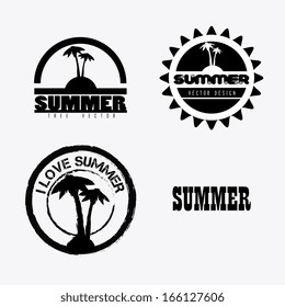 summer design over white background vector illustration    