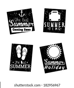summer design over white background vector illustration  