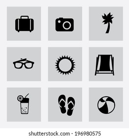 Summer design over white background, vector illustration