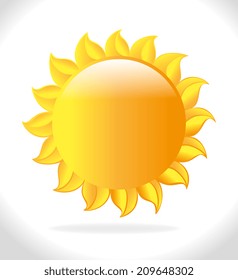 Summer design over white background, vector illustration