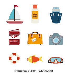 Summer design over white background, vector illustration