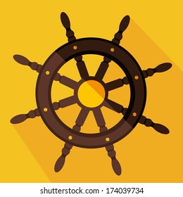 summer design over yellow background vector illustration    