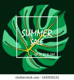 Summer design for sale vector image