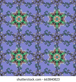 Summer design. Seamless floral pattern can be used for wallpaper, website background, wrapping paper. Leaf natural pattern in colors. Vector flower concept.