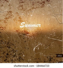 Summer Design. Summer Time. Summer background. Vintage summer background with place for your text
