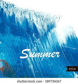 Summer Design. Summer Time. Summer background. Vintage summer background with place for your text