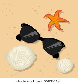 Summer design, vector illustration.