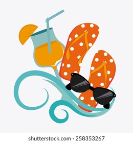 Summer design, vector illustration.