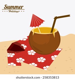Summer design, vector illustration.