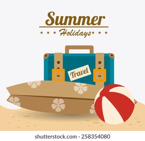Summer design, vector illustration.