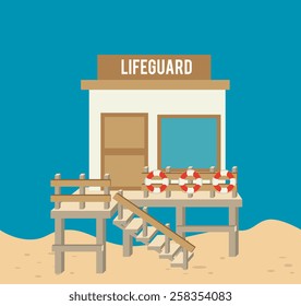 Summer design, vector illustration.