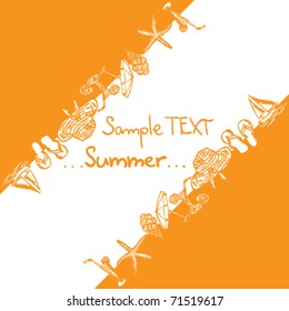 Summer design - vector illustration