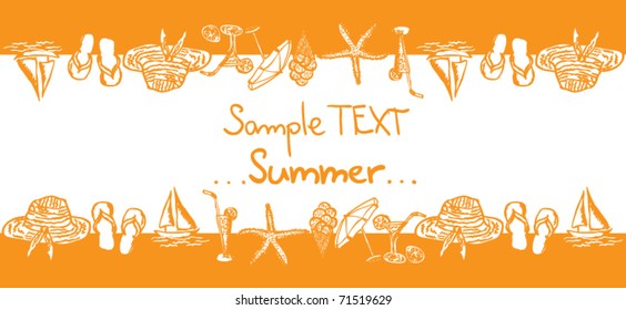 Summer design - vector illustration