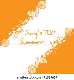 Summer design - vector illustration