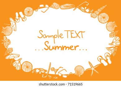 Summer design - vector illustration