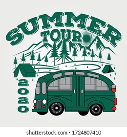 Summer design for your summer travel t-shirt design