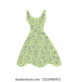  summer designing dress vector illustration